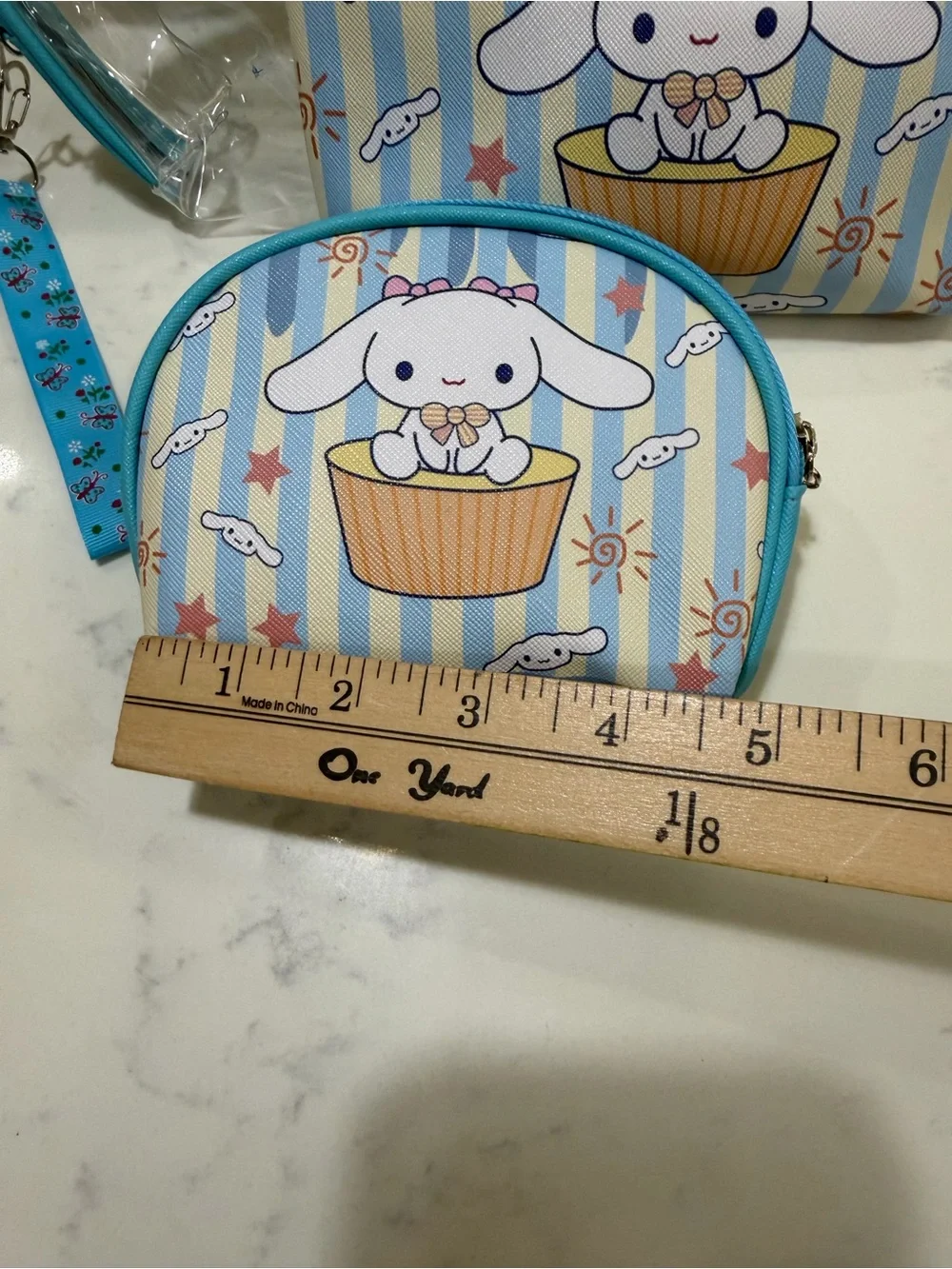 Sanrio Cinnamoroll Bunny Cupcake Bag Trio - Blue & White